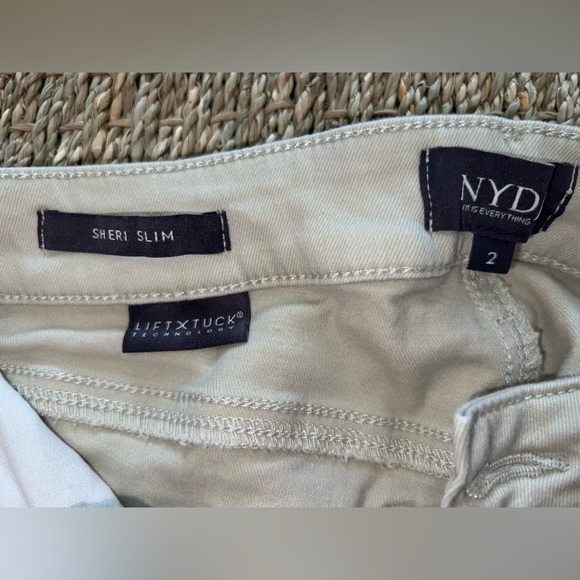 NYDJ Sheri Slim Button-fly Jeans. - Picture 4 of 5